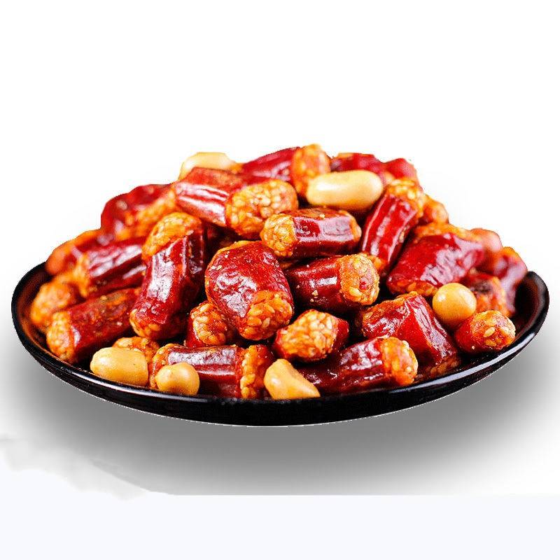 Chinese Famous Crispy Chili Snack Big Chili With Peanut Sesame Fried Snacks